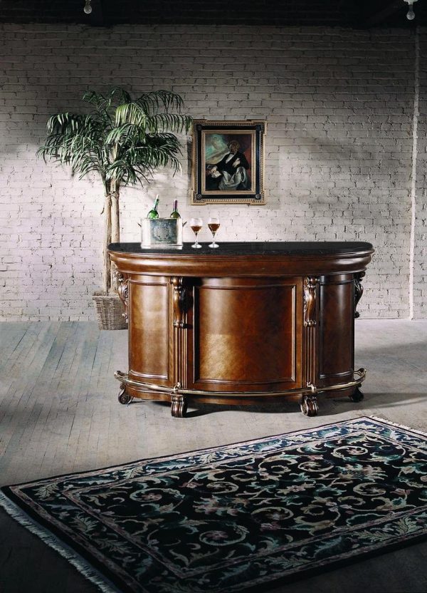 Bar WNL5U - Edwardian Dry Sink Wine Bar with Marble Top - Image 3