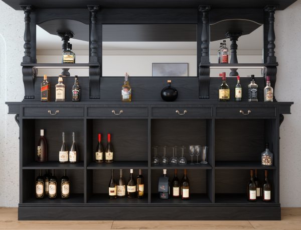 9Ft Premium Mahogany Recreational Canopy Home Bar w/ Marble - WNL47 - Image 2