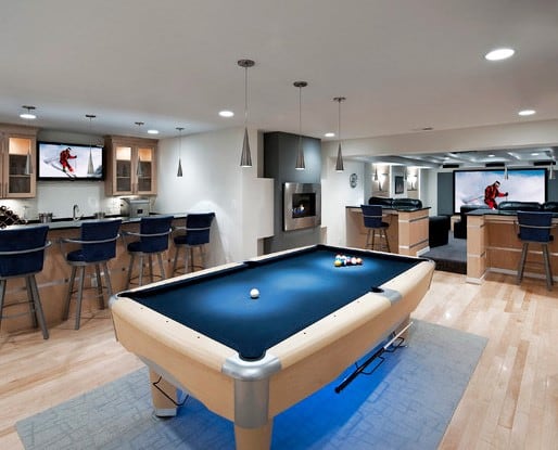 On building sports home bars & integrating high-tech