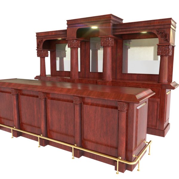 Bar WNL163 - 12Ft Del Monte Classical Bar with Brunswick Columns